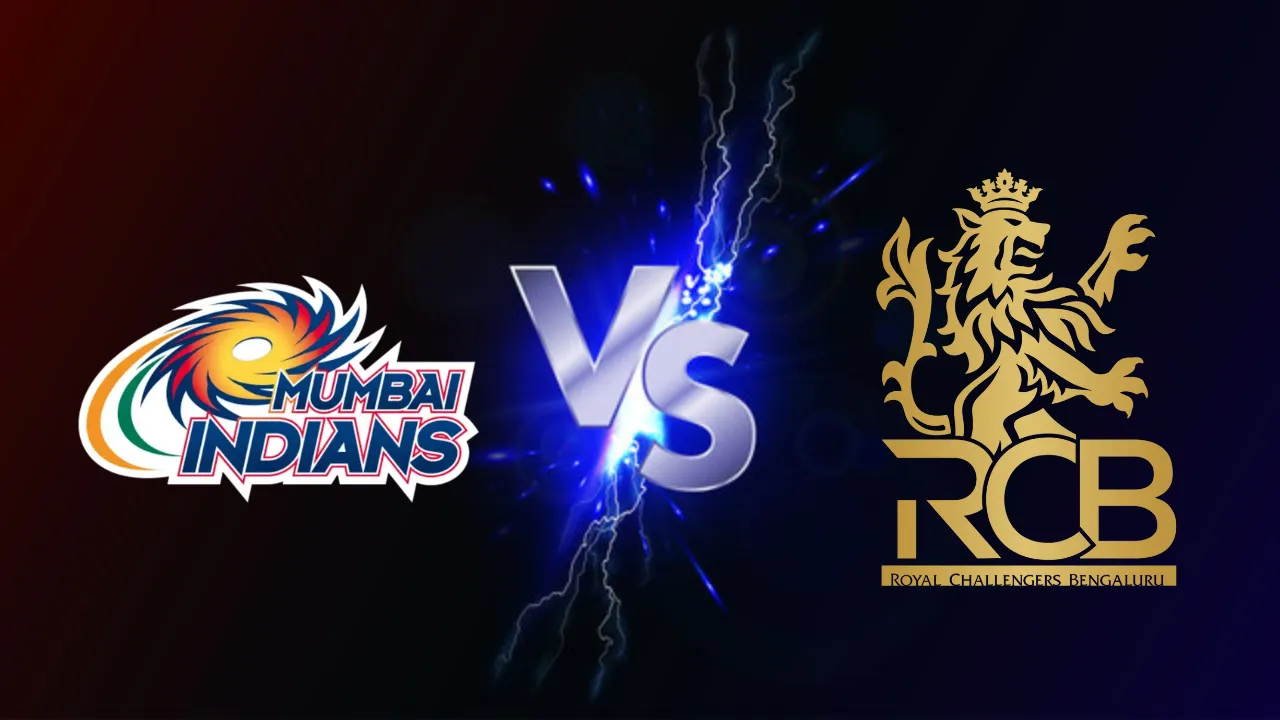 7 अप्रैल को 20 वा मैच MI vs RCB के बीच होगा