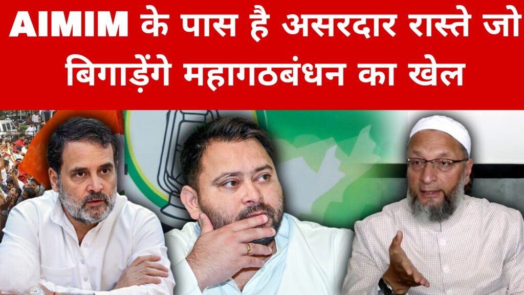AIMIM के पास है असरदार रास्ते जो बिगाड़ेंगे महागठबंधन का खेल